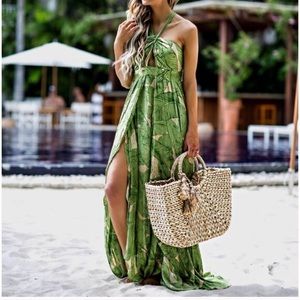 Urban Outfitters Palm Print Maxi